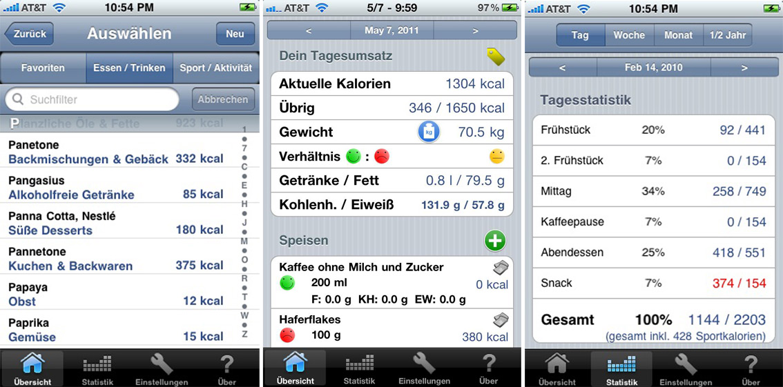 Fitness app - Abnehm App - Gesundheits App